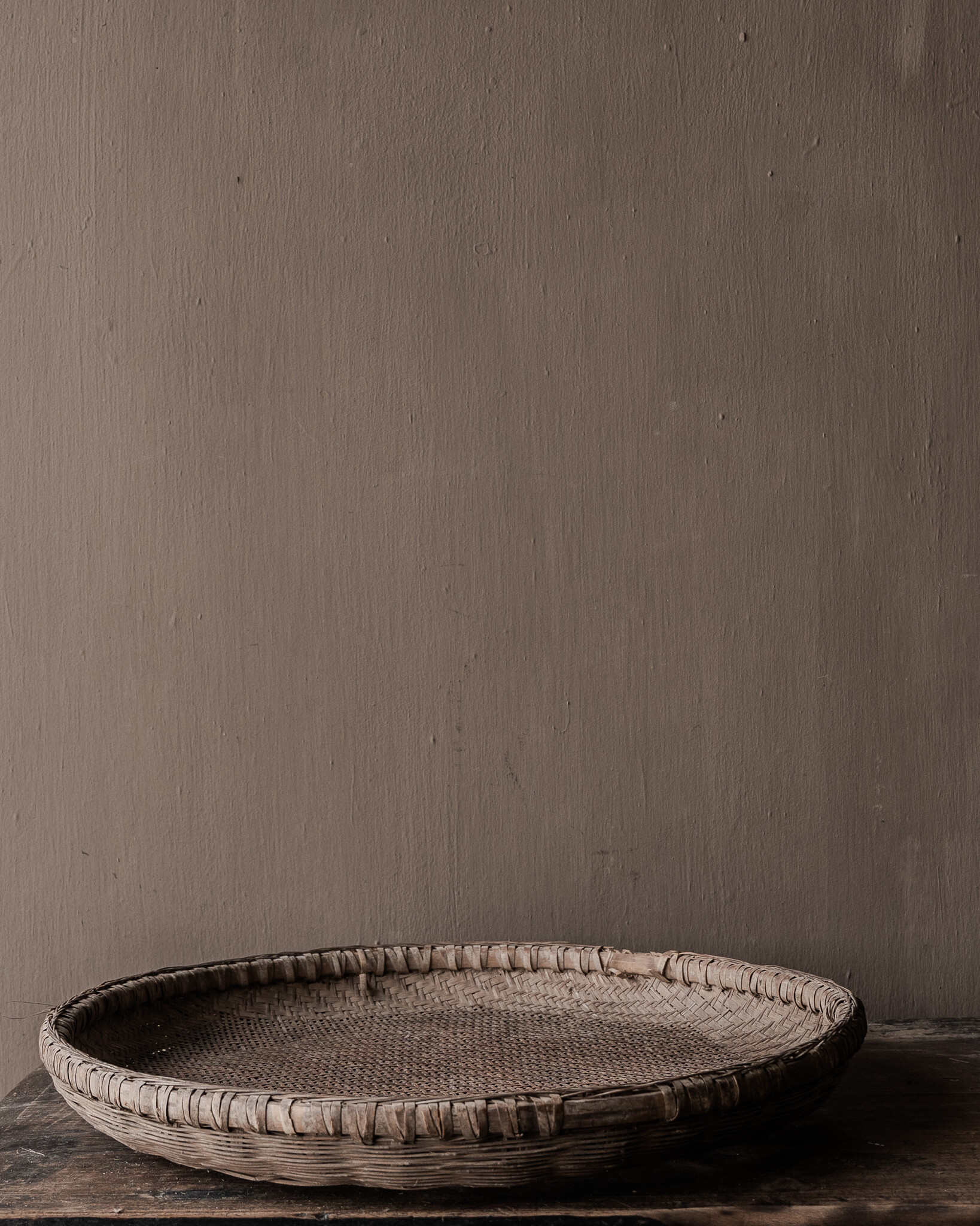 Authentieke Nepalese Rijstzeef – Handgevlochten | Uniek Decoratiestuk-5