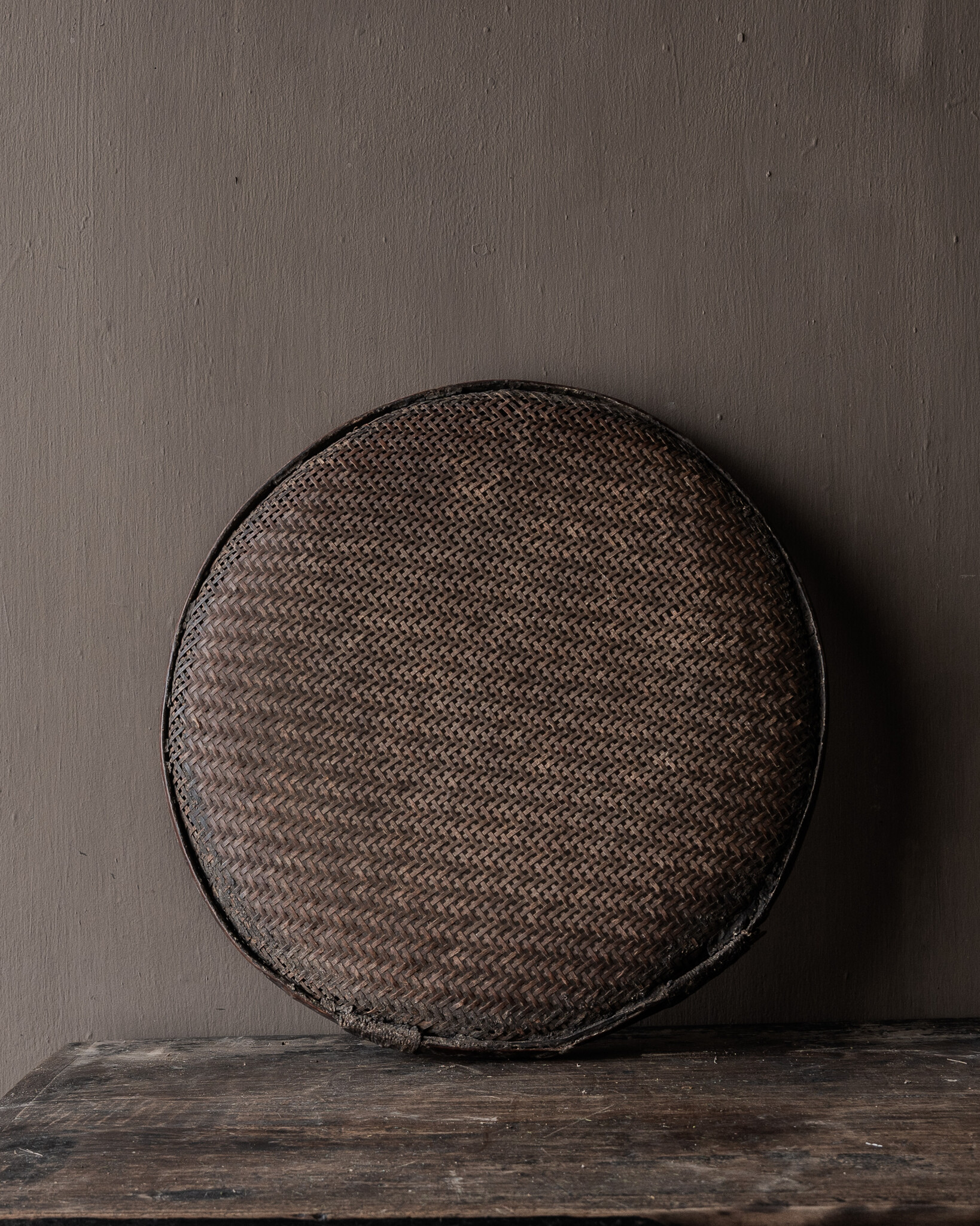 Authentieke Nepalese Rijstzeef – Handgevlochten | Uniek Decoratiestuk-6