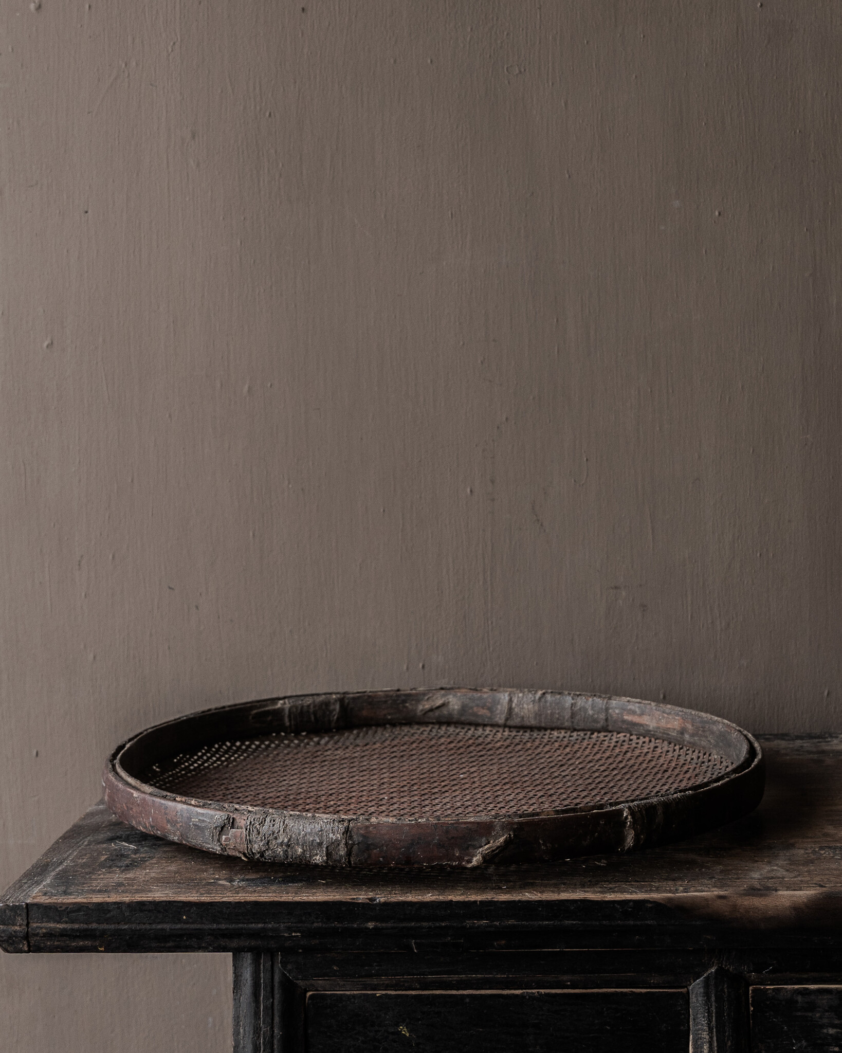 Authentieke Nepalese Rijstzeef – Handgevlochten | Uniek Decoratiestuk-8