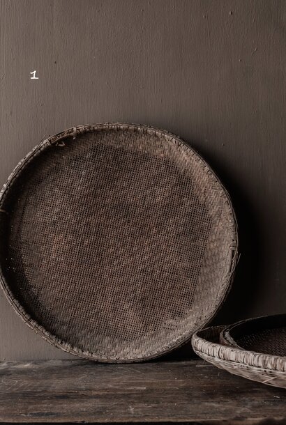 Authentic Nepalese Rice Sieve – Hand-woven | Unique Decorative Piece
