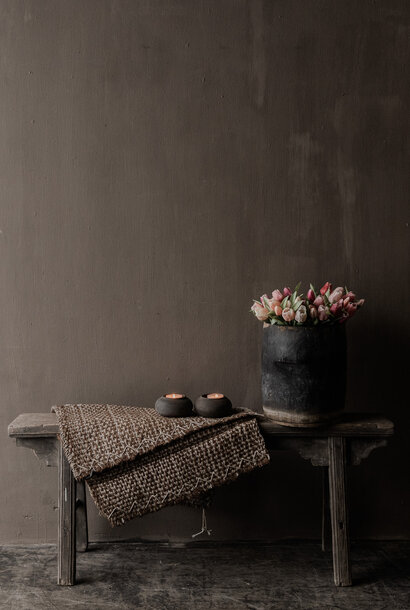 Authentic Chinese elmwood wooden bench