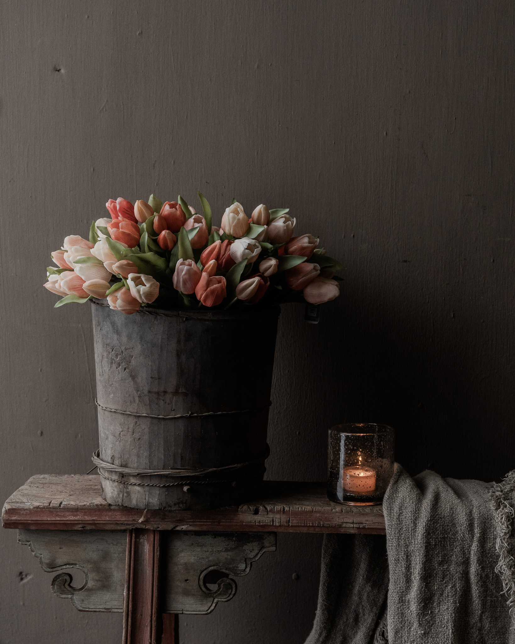 Authentic Chinese Elmwood Bench – Rare Beautiful Weathered Color-3