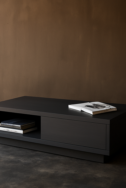 Salontafel Matt Black push to open