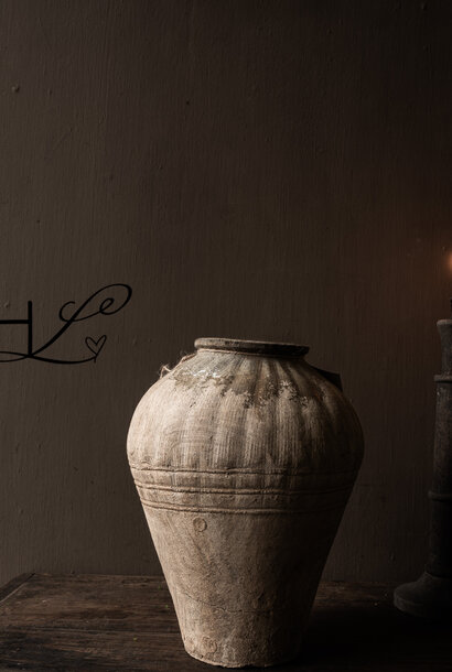 Uniek antiek aardewerk kruikje