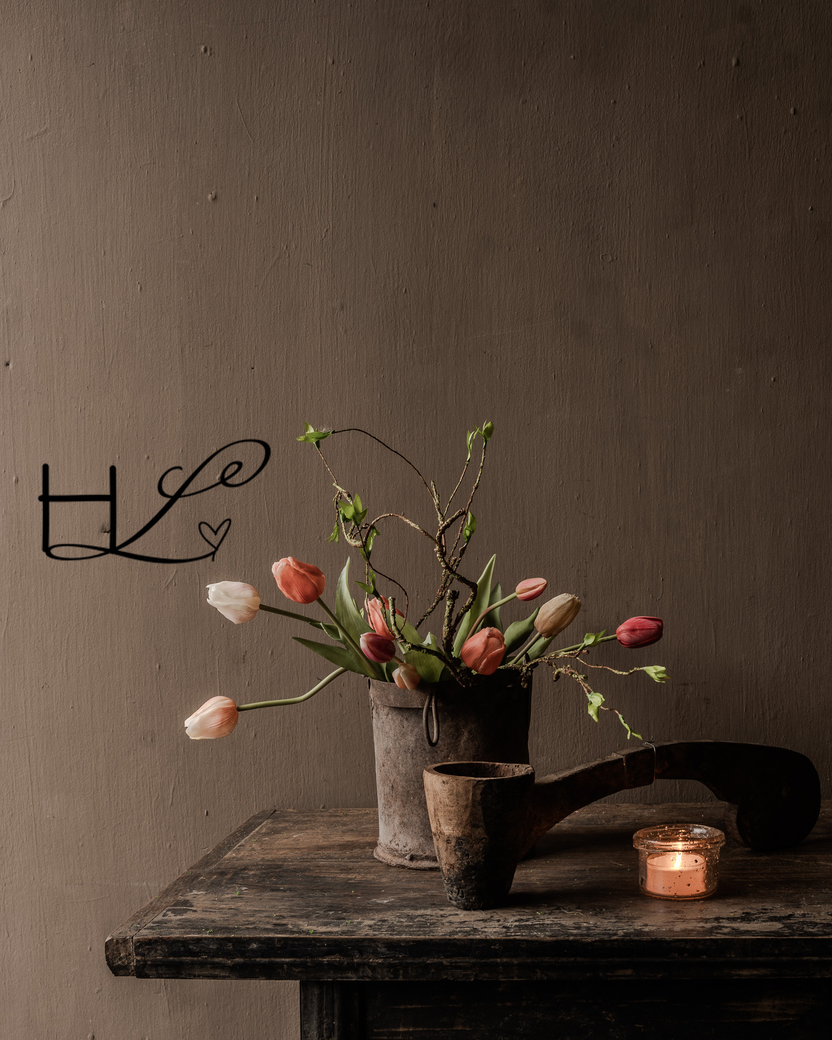 Alter Metalleimer/Topf – einzigartiges antikes Stück-2