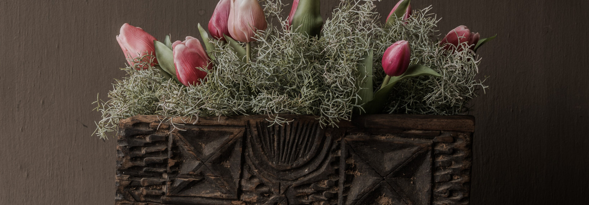 Uniek Oud Authentieke houten kistje   HOFFZ