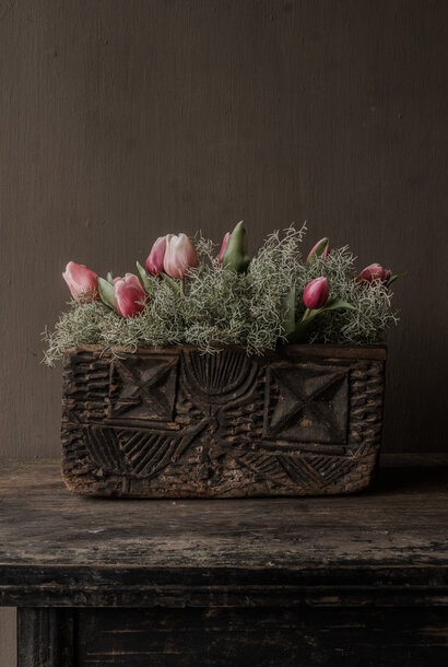 Unique Old Authentic wooden box HOFFZ