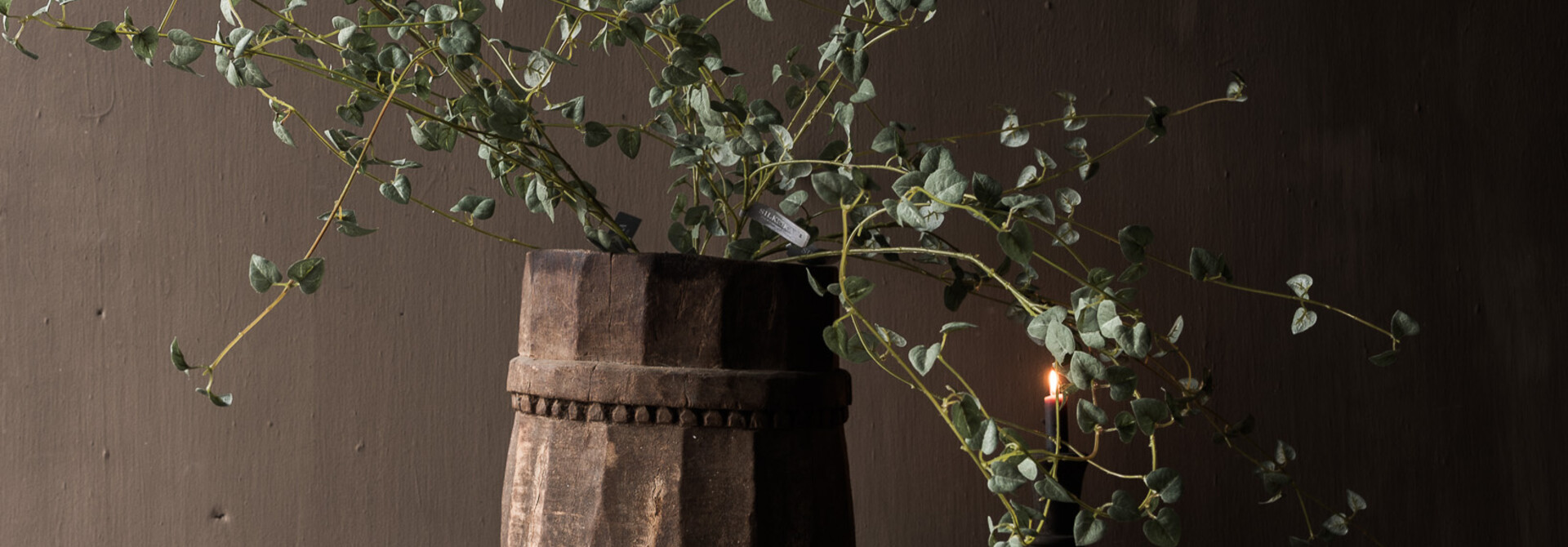 Grüner Blattzweig 111 cm