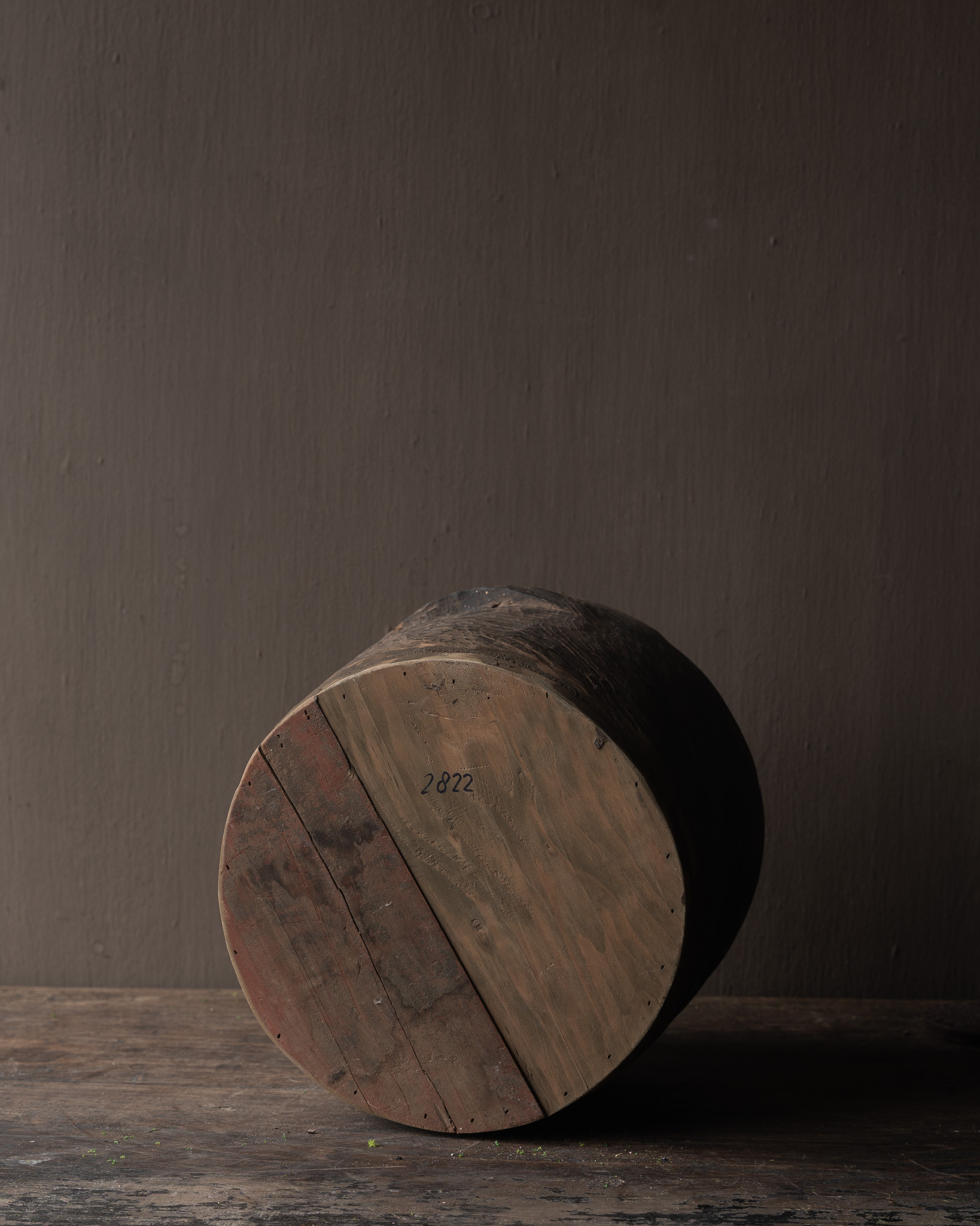 alter nepalesischer Holztopf-7