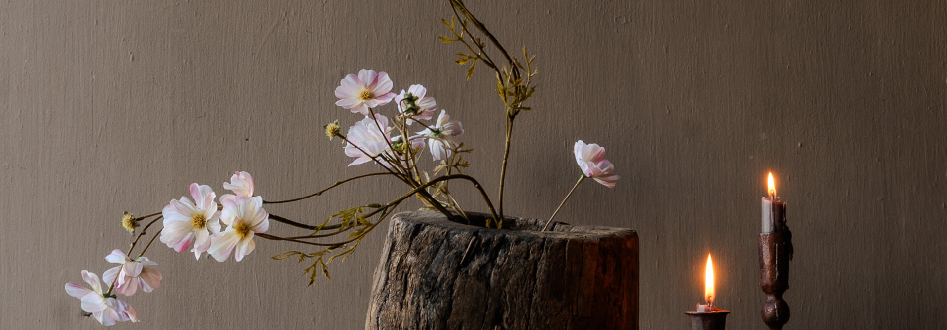 Unique imperfect wooden mortar