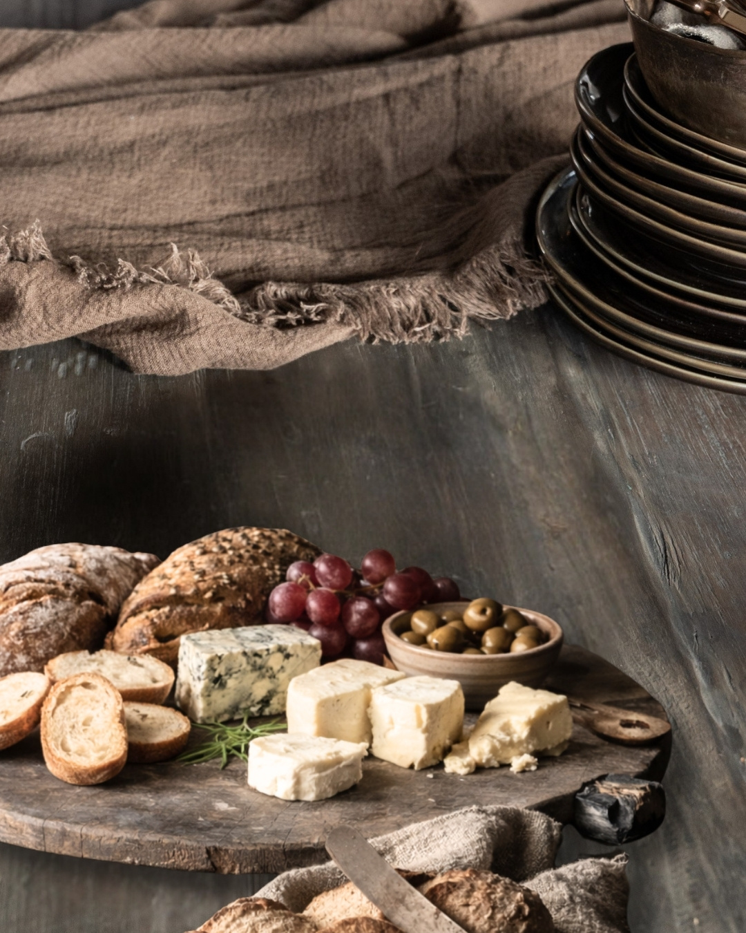 Hoffz Old wooden Turkish bread board / Cutting board pizza board XXL-1