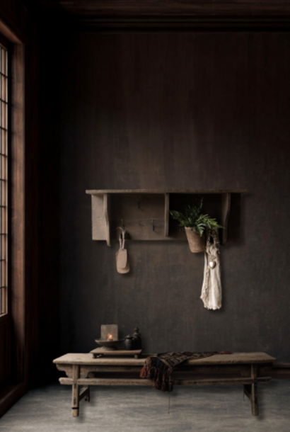 Hoffz Houten Kapstok met IJzeren Haken