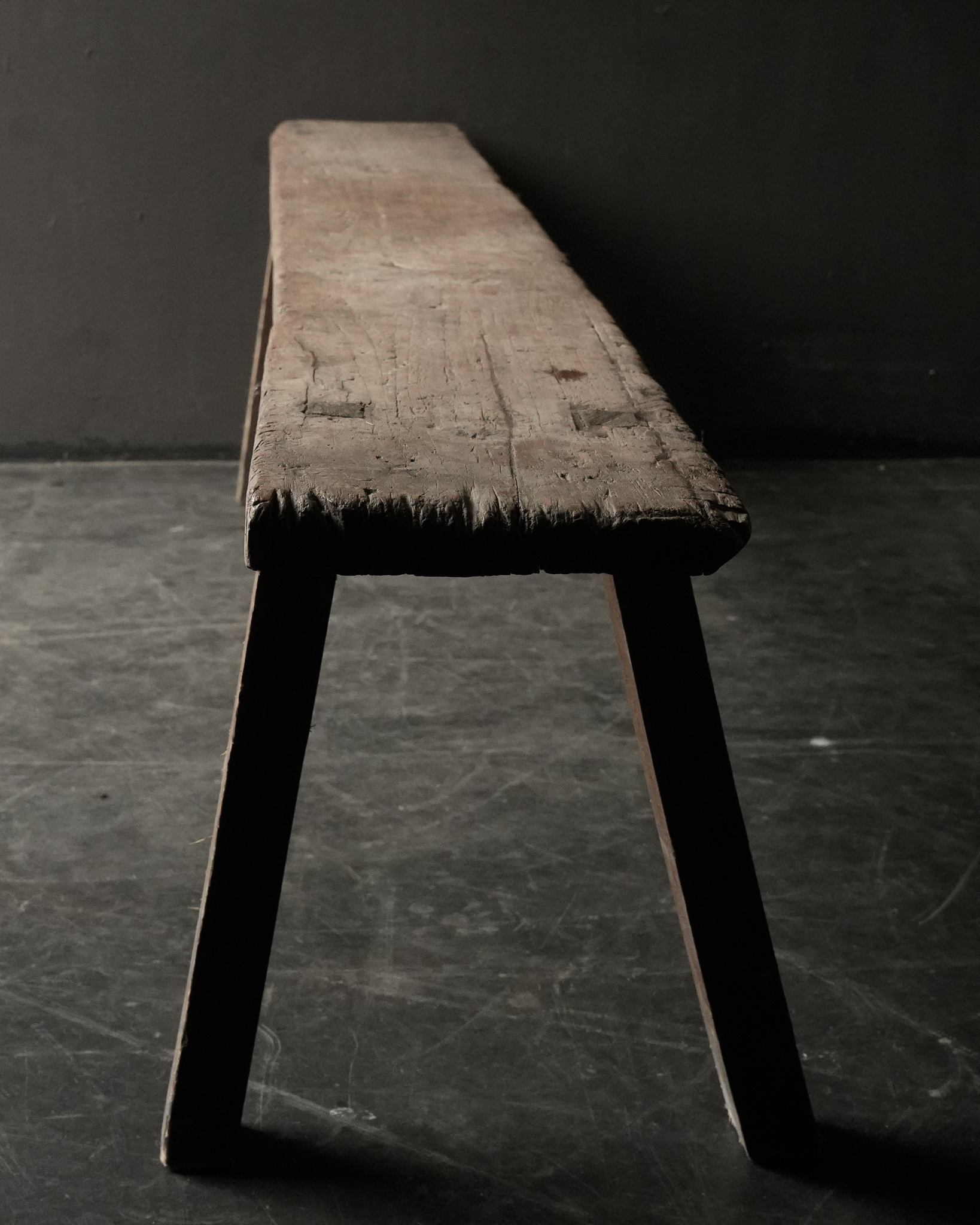 Authentiek oude houten Bank-4