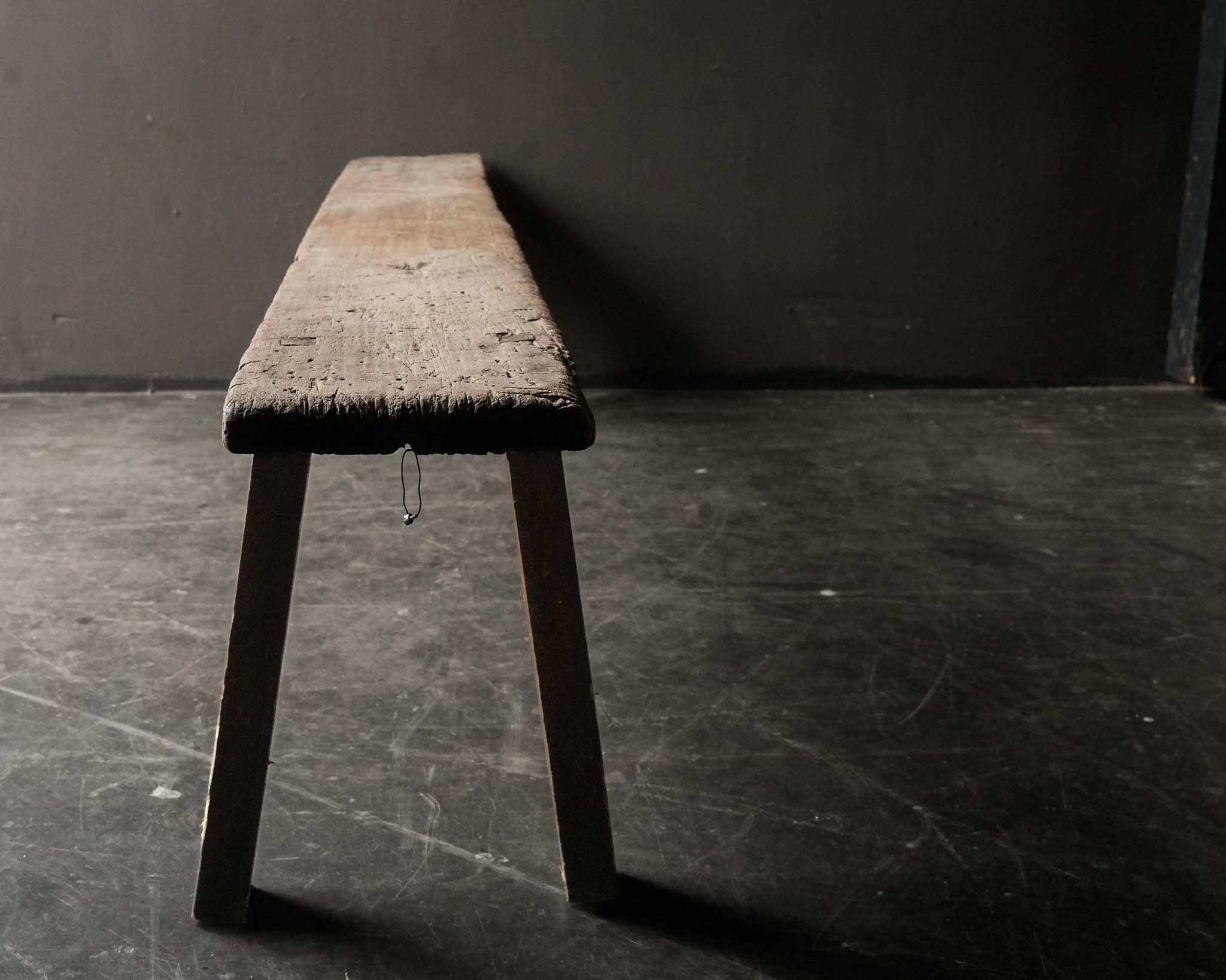 Authentiek oude houten Bank-8