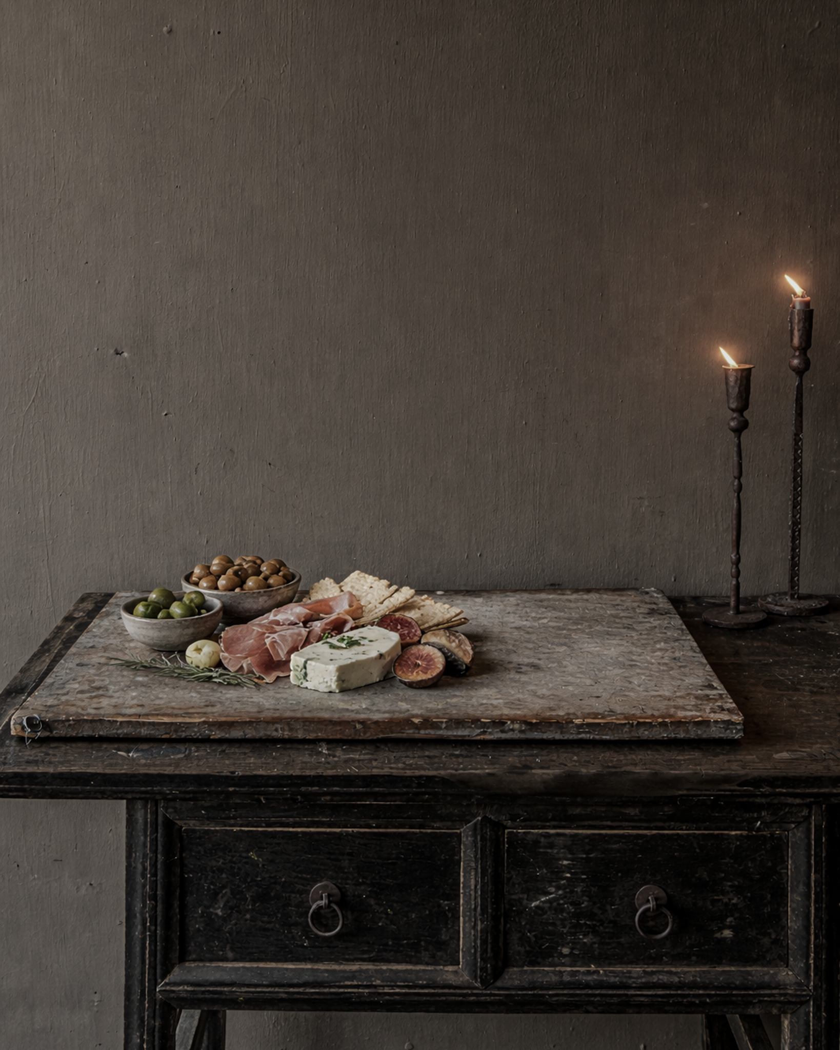 Hoffz Old wooden Turkish bread board / Cutting board pizza board XXL-1