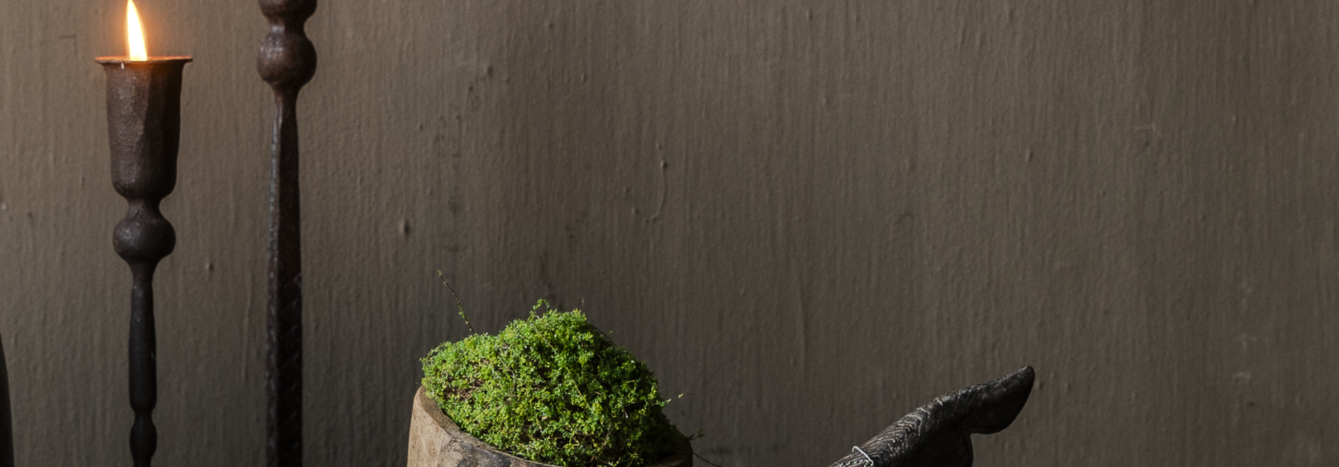 Authentic old wooden Nepalese bowl