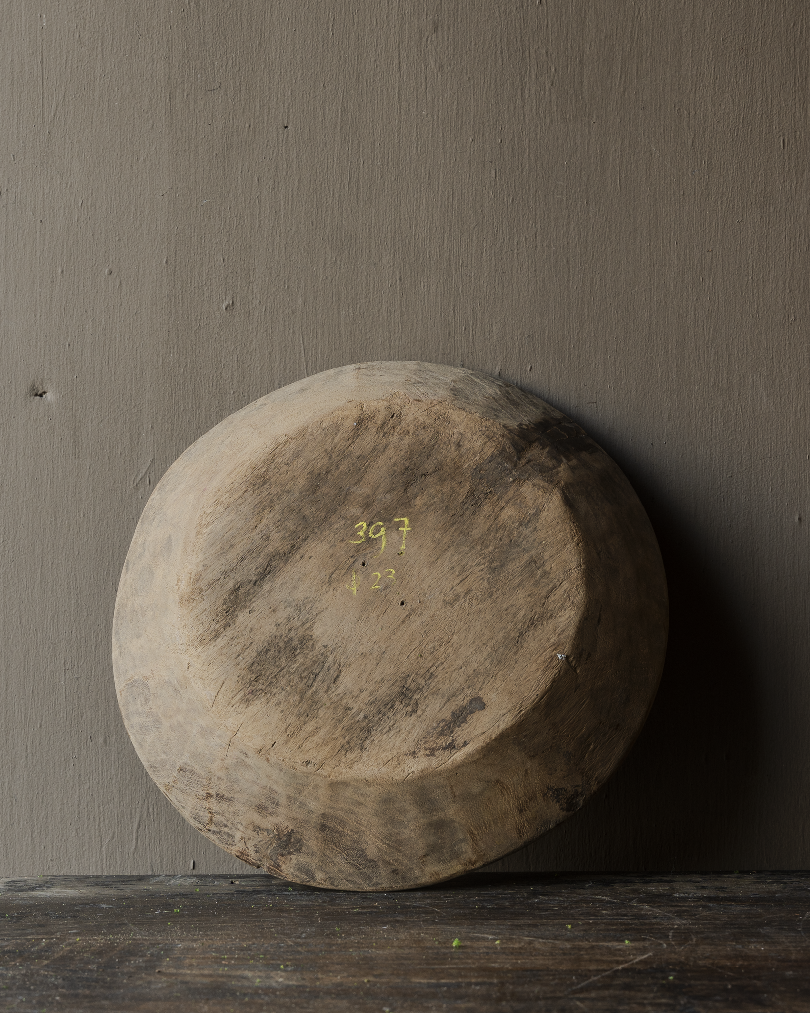 Authentic old wooden Nepalese bowl-3