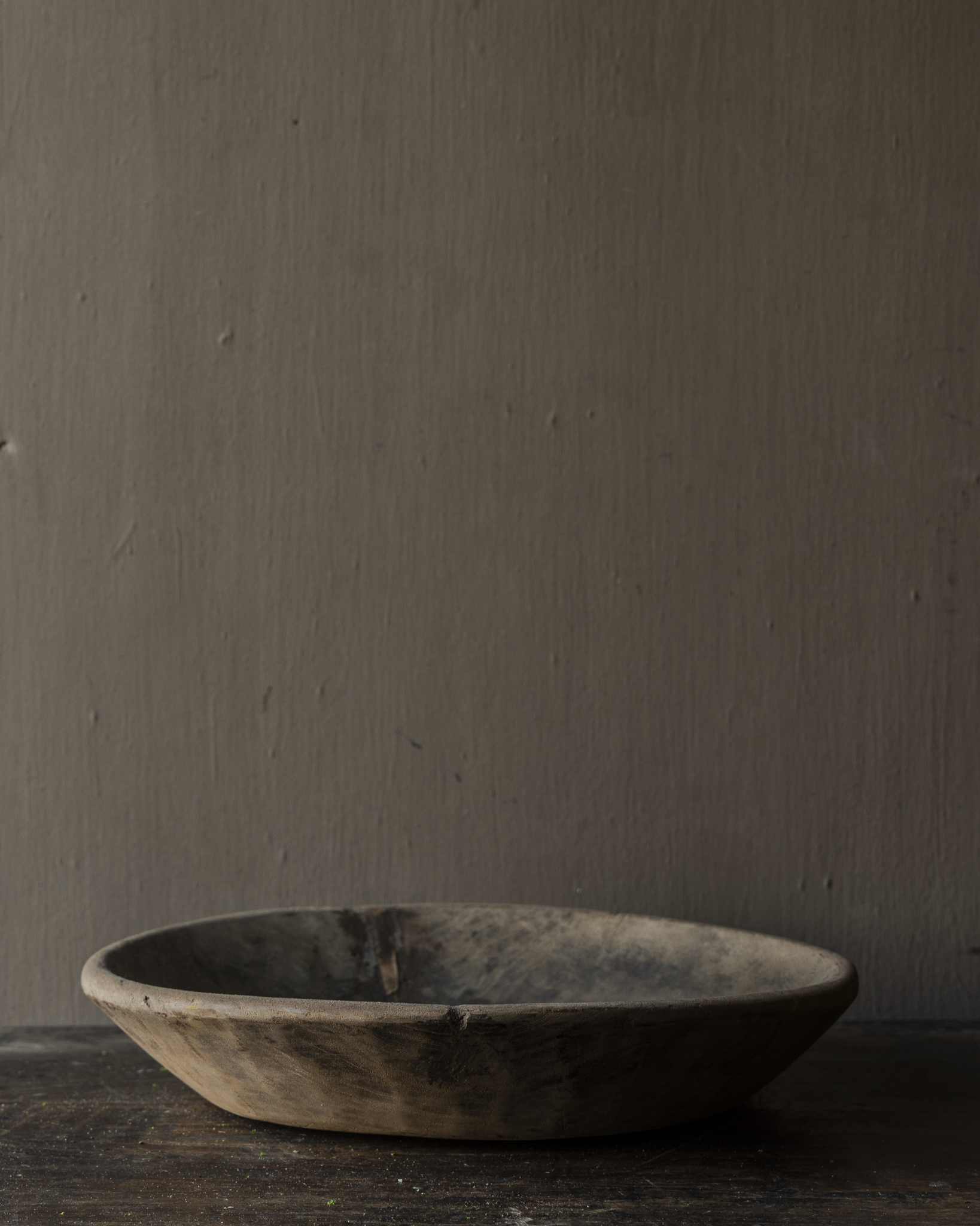 Authentic old wooden Nepalese bowl-5