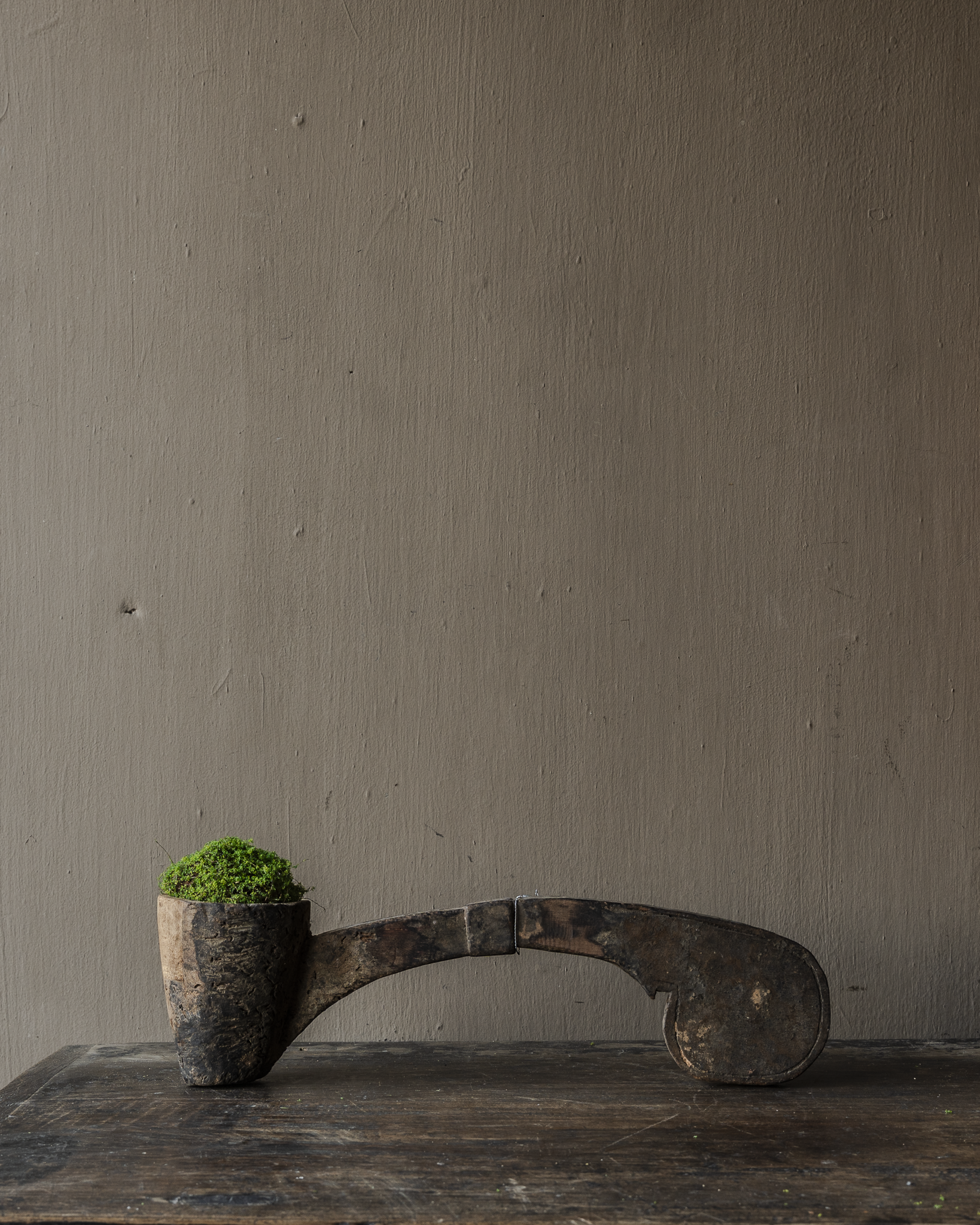 Einzigartiger alter authentischer Holzlöffel-2