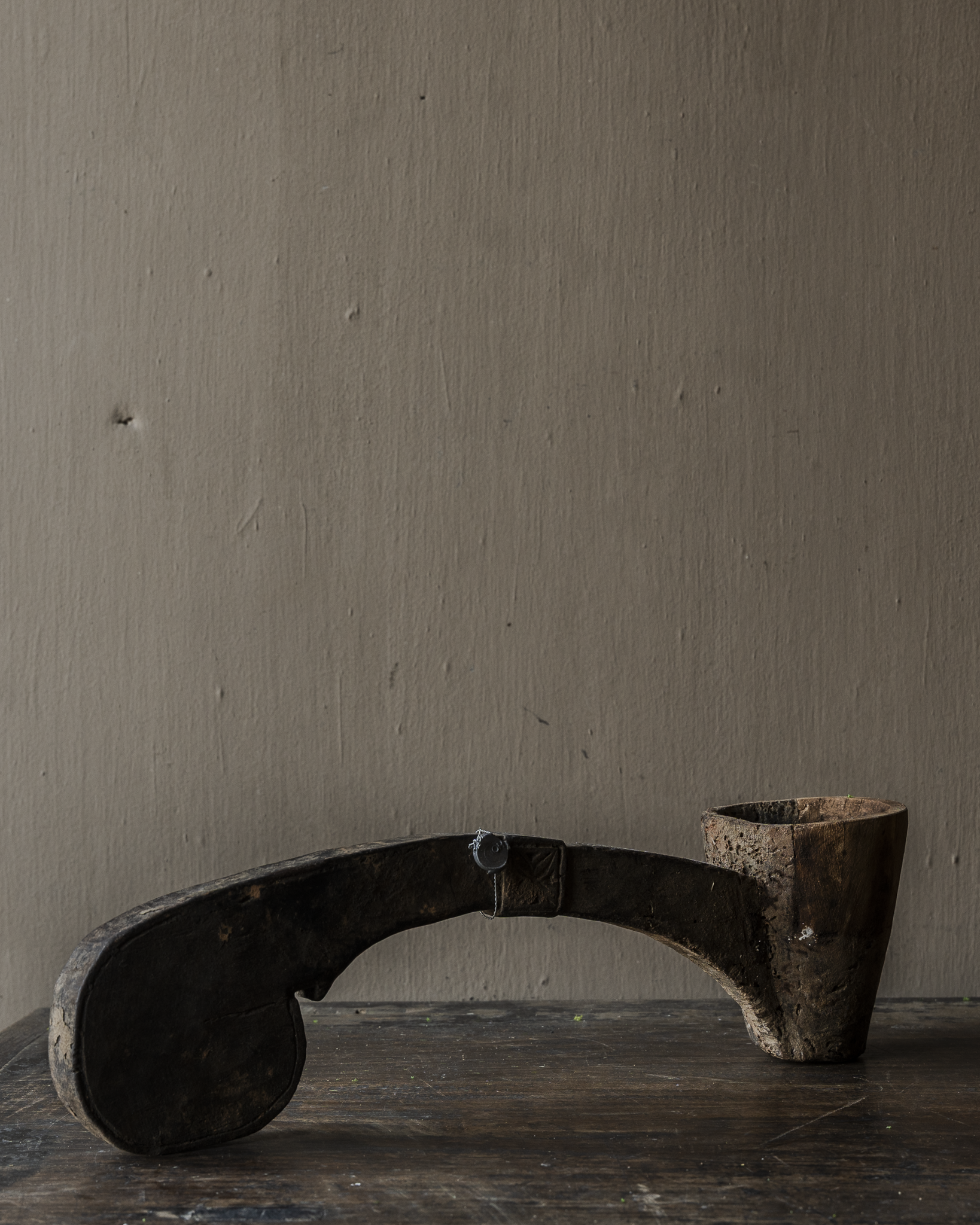 Einzigartiger alter authentischer Holzlöffel-6