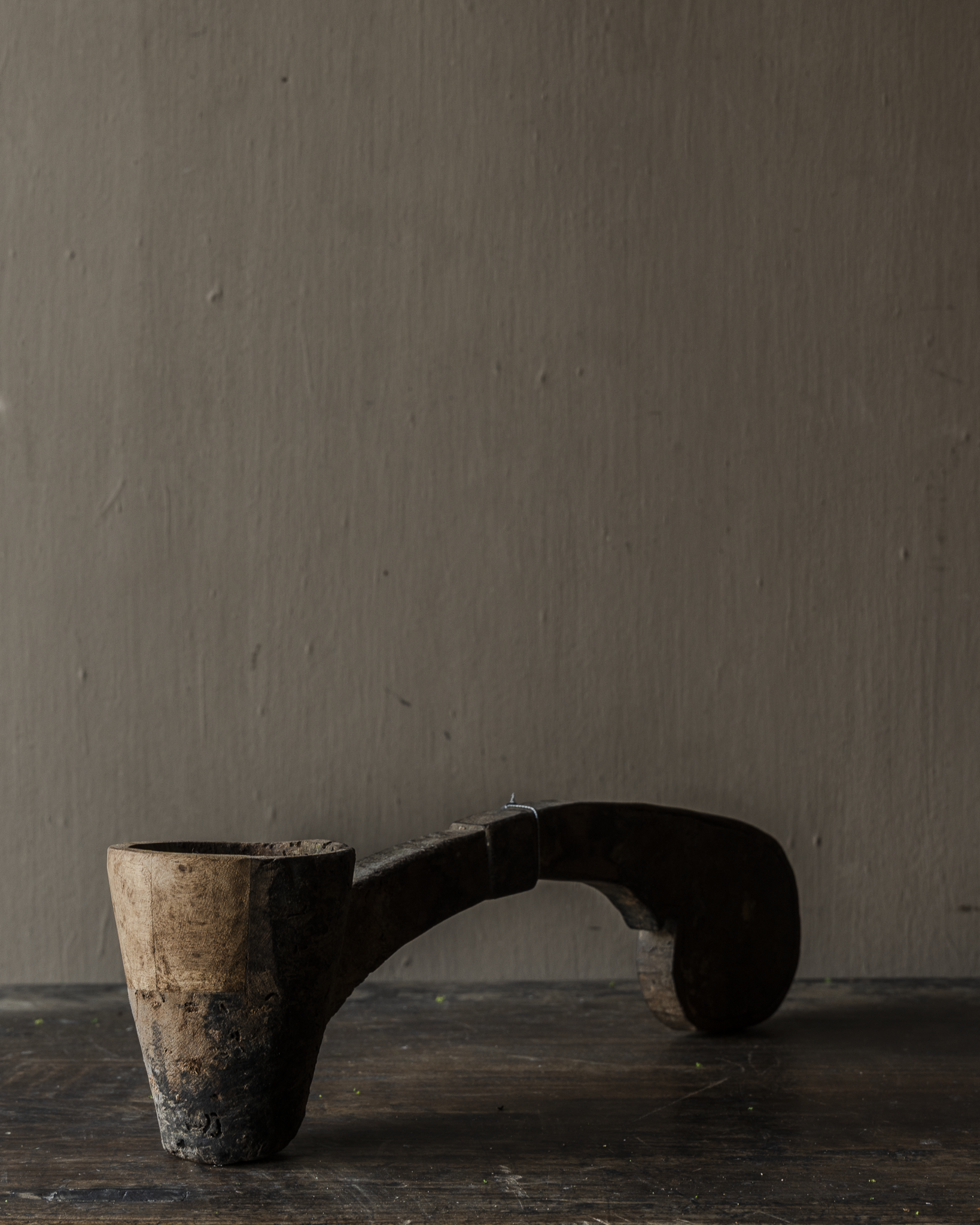 Einzigartiger alter authentischer Holzlöffel-8