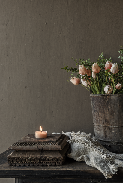Old Authentic Wooden Pedestal – unique pedestal candlestick