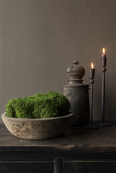 Authentic old wooden Nepalese bowl