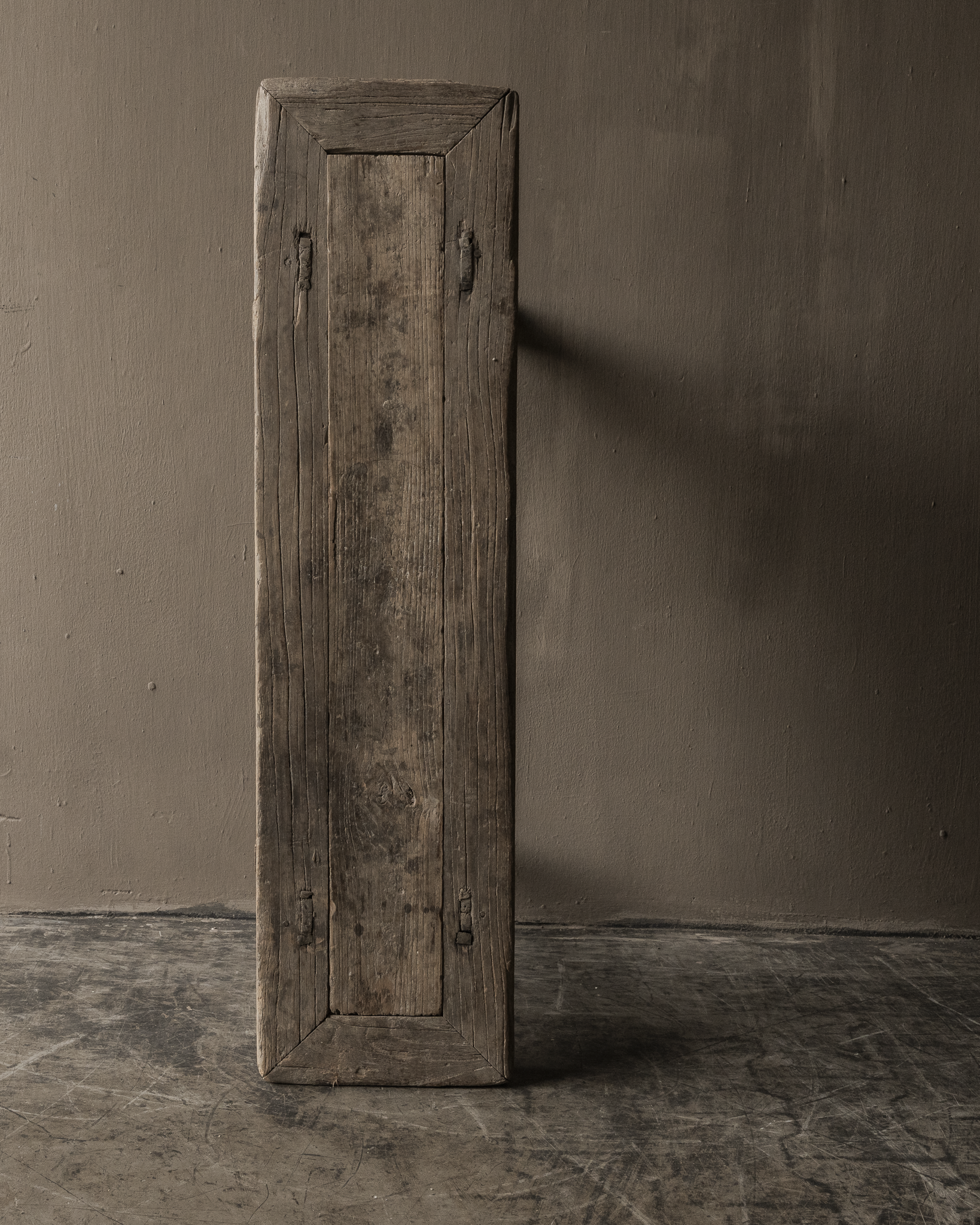 Authentic antique Chinese elmwood wooden bench 105x28xH51cm-3