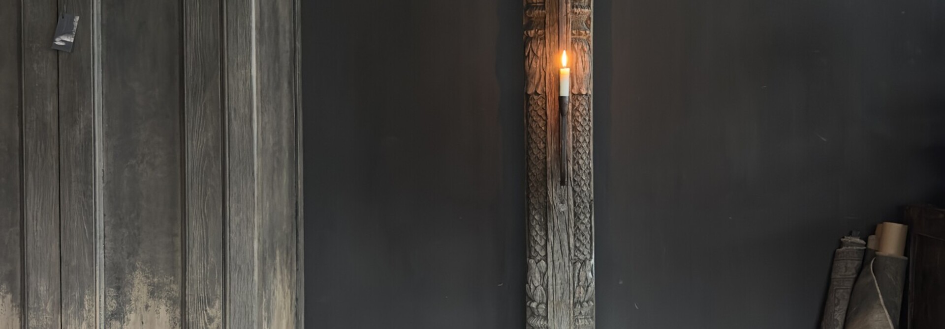 Authentic Indian wooden pillar   - Copy