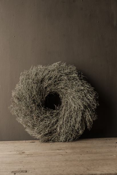 Chili Grass Wreath Natural Green – 59 cm