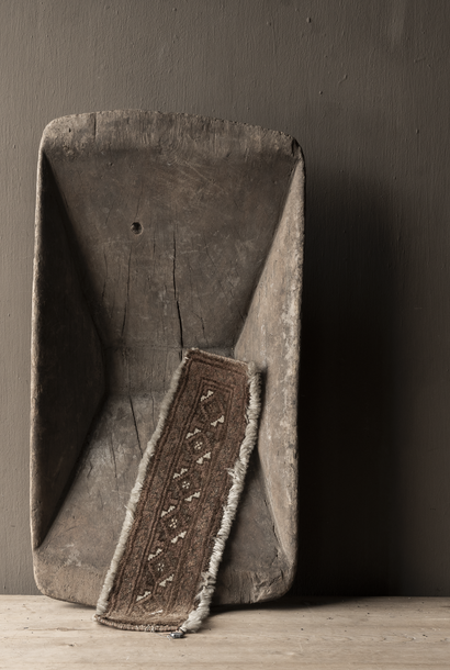 Authentischer Vintage-Kilimstreifen – handgewebte Wolle