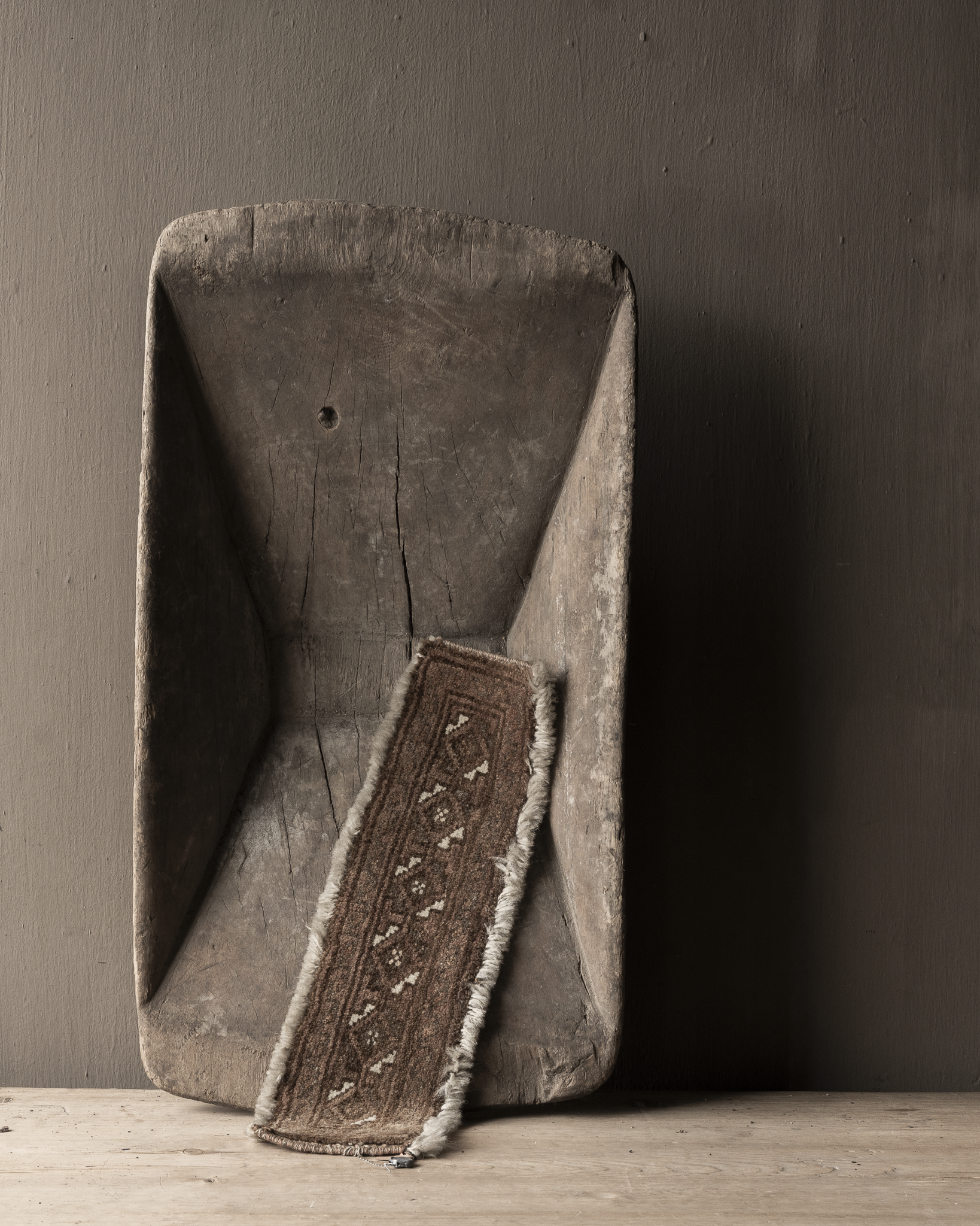 Authentic Vintage Kelim Strip – Handwoven WoolAuthentic Vintage Kelim Strip-1