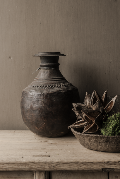 *Gereserveerd *Uniek Antiek Koperen Hoffz Kruik