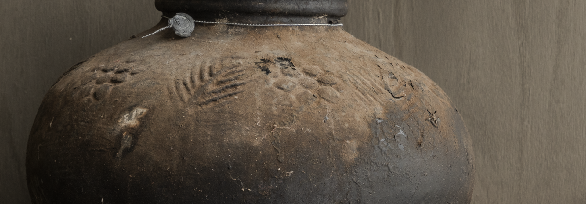 Earthenware Antique tumbler jug Hoffz