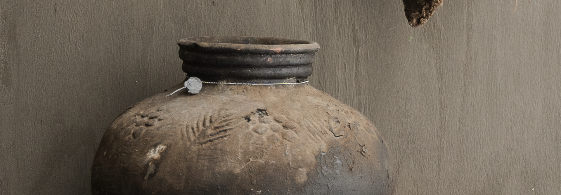 Earthenware Antique tumbler jug Hoffz