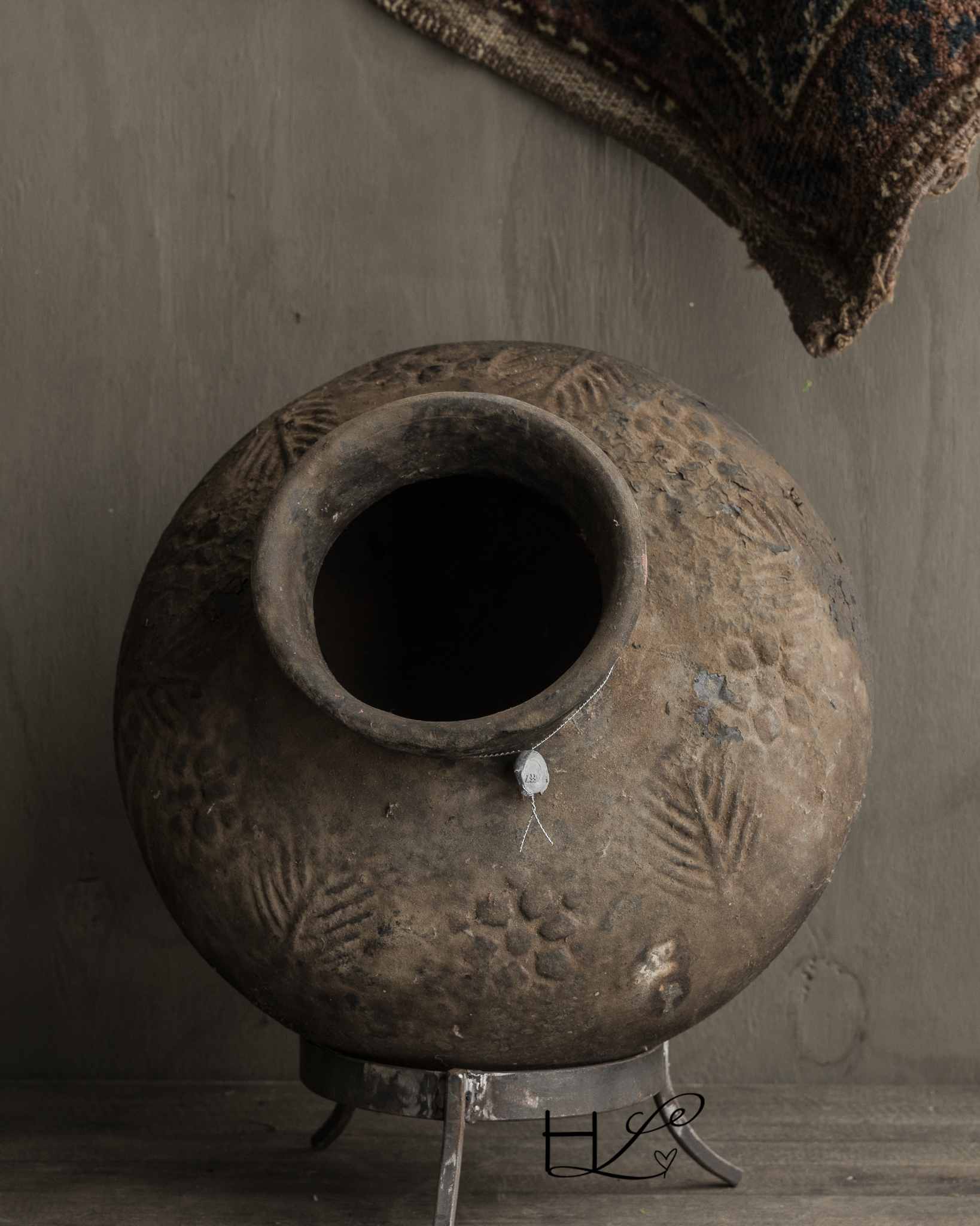 Earthenware Antique tumbler jug Hoffz-6