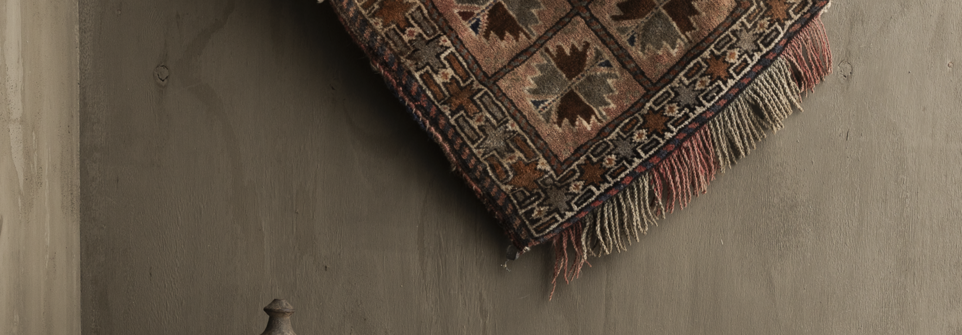 Vintage Nomadenzak van Hoffz – handgeweven wol