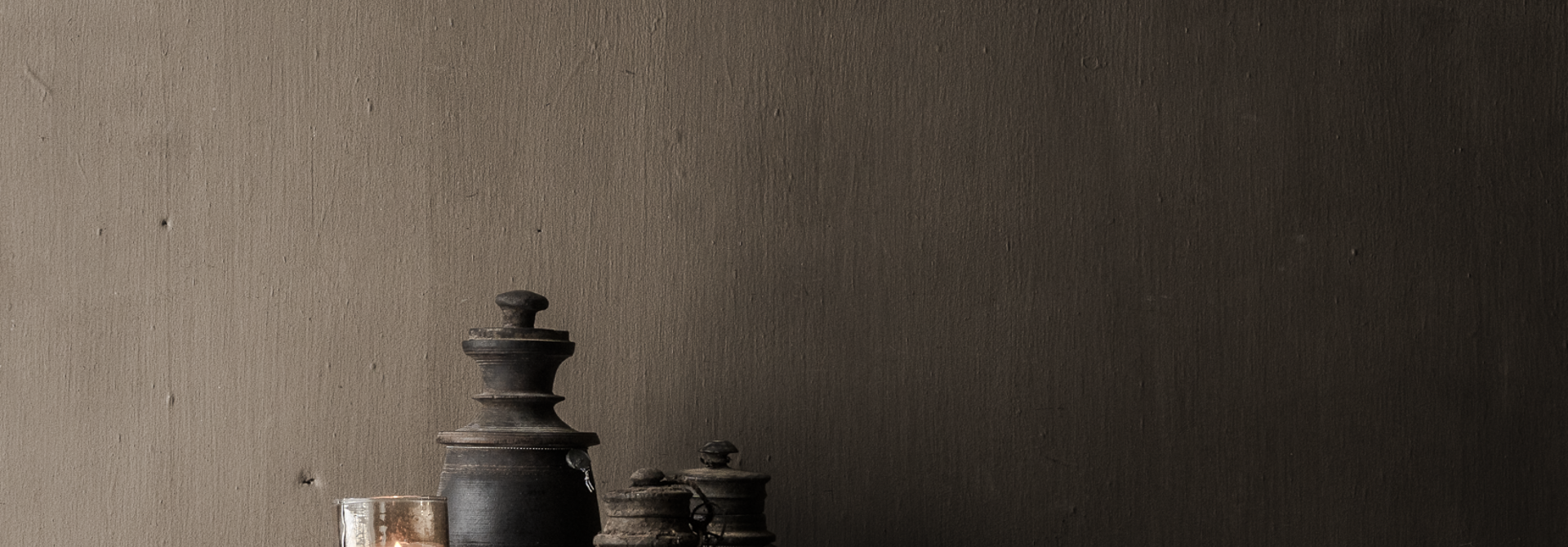 Old Antique Authentic wooden chest HOFFZ