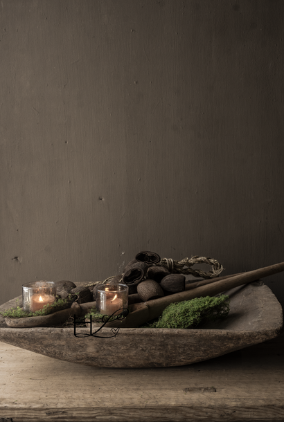 Oude houten graantroch India – Hoffz