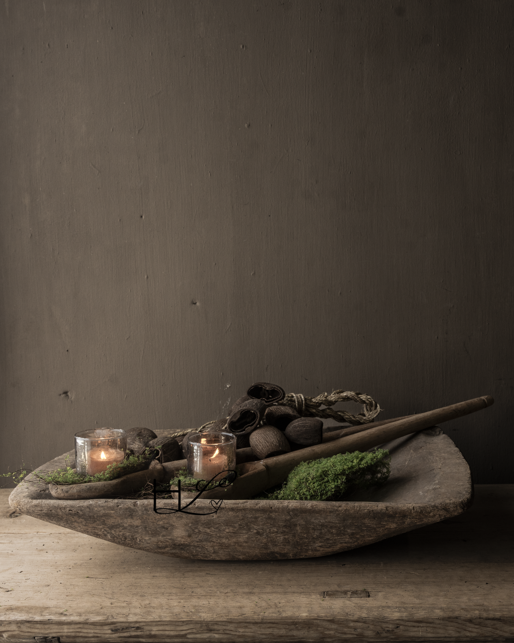 Old wooden grain trough India – Hoffz-1