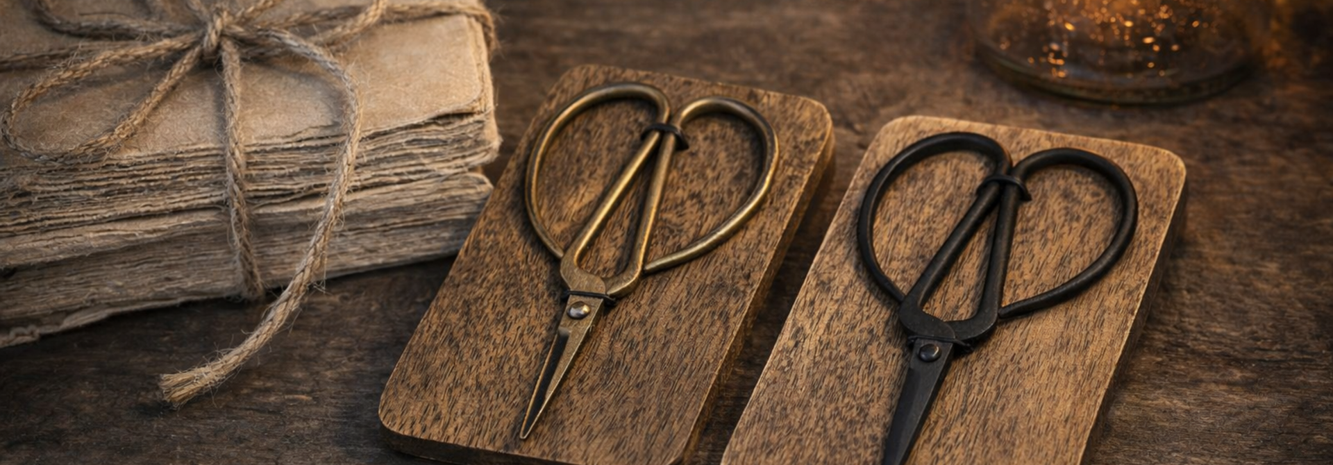 Hammered wrought iron scissors Aura Peeperkorn