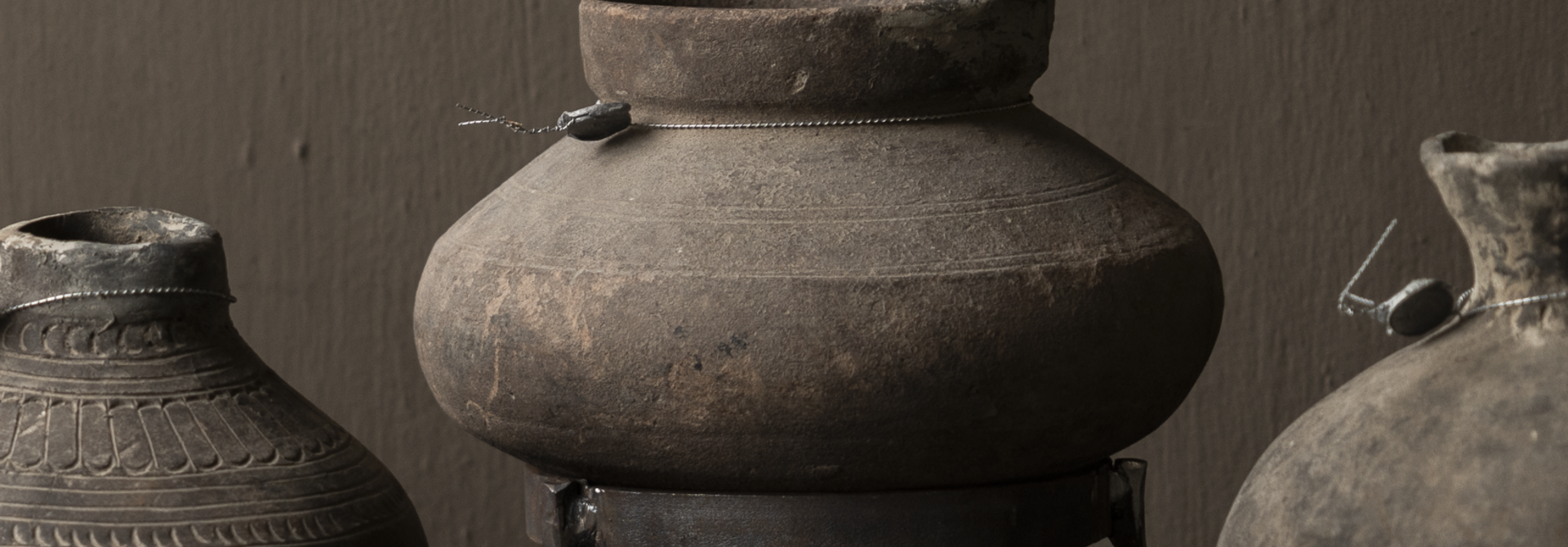 Aardewerk Antiek  tuimelkruik Hoffz