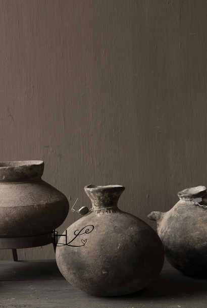 Aardewerk Antiek  tuimelkruikje  Hoffz