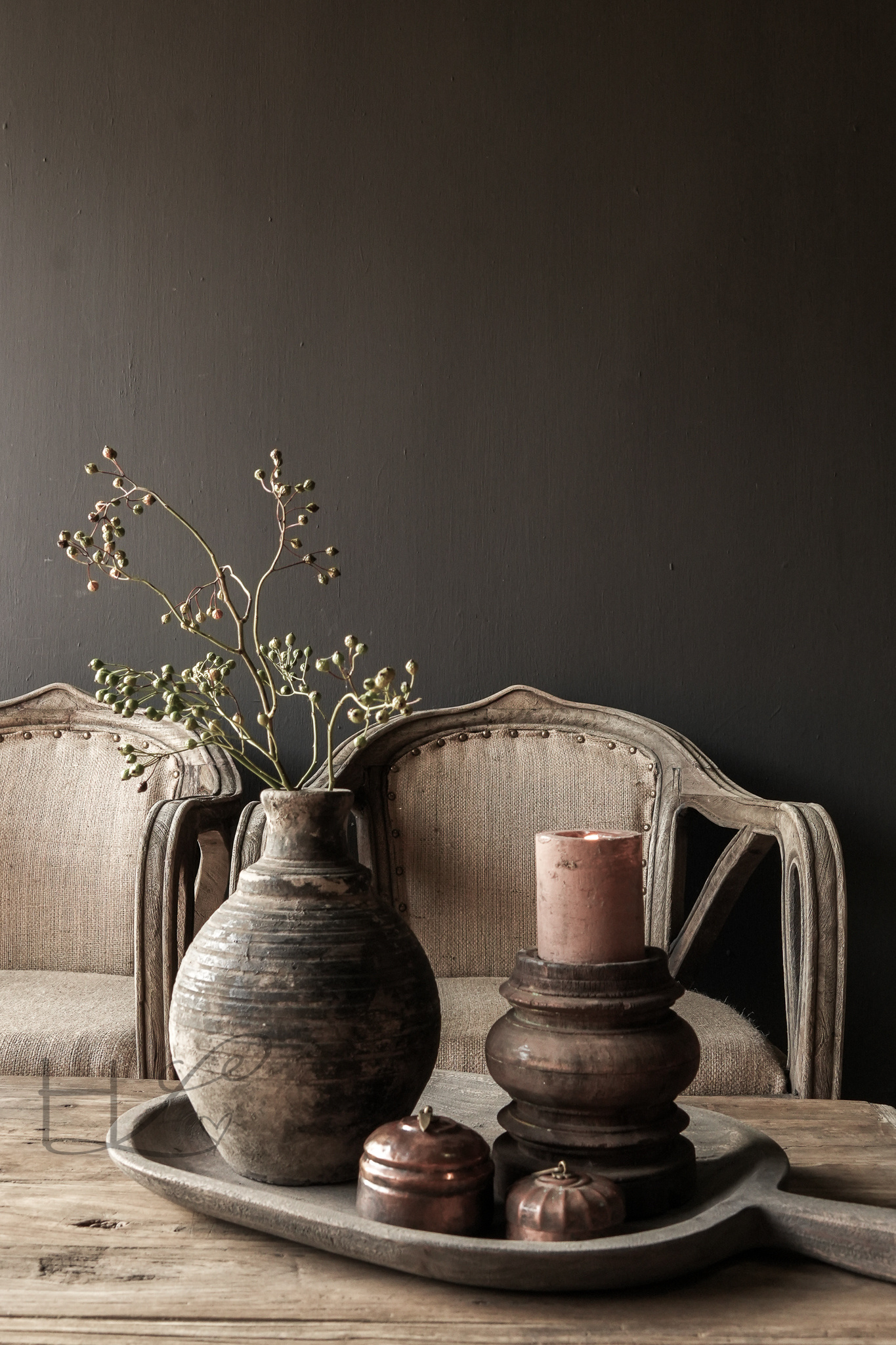 Indisch Aardewerk kruikje handmade-2