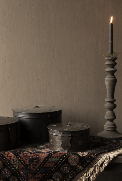 Set of three iron cans