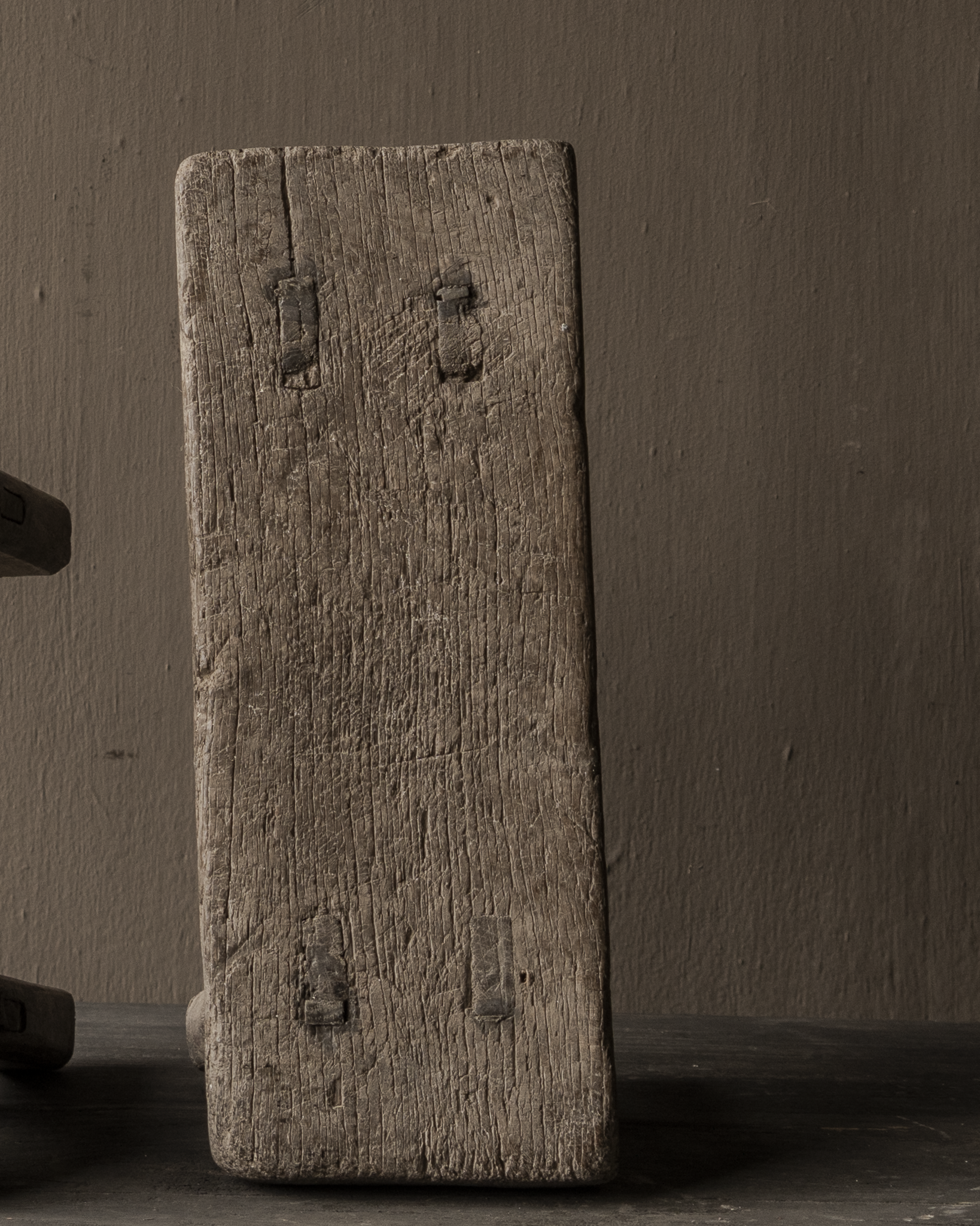 Authentic Elmwood Wooden Mini Stool-1