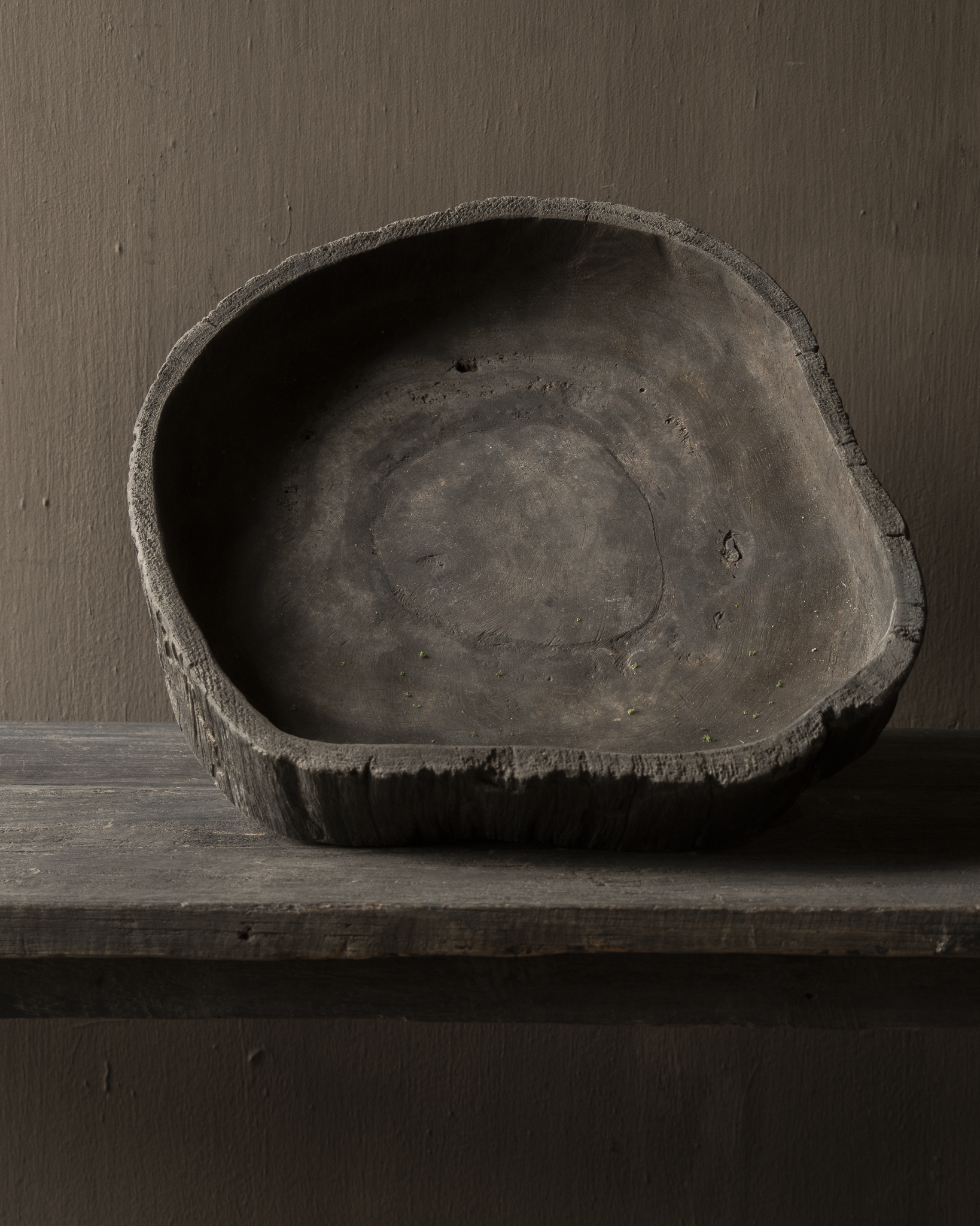 Prachtig Stoer Uniek imperfect houten kom / schaal-7