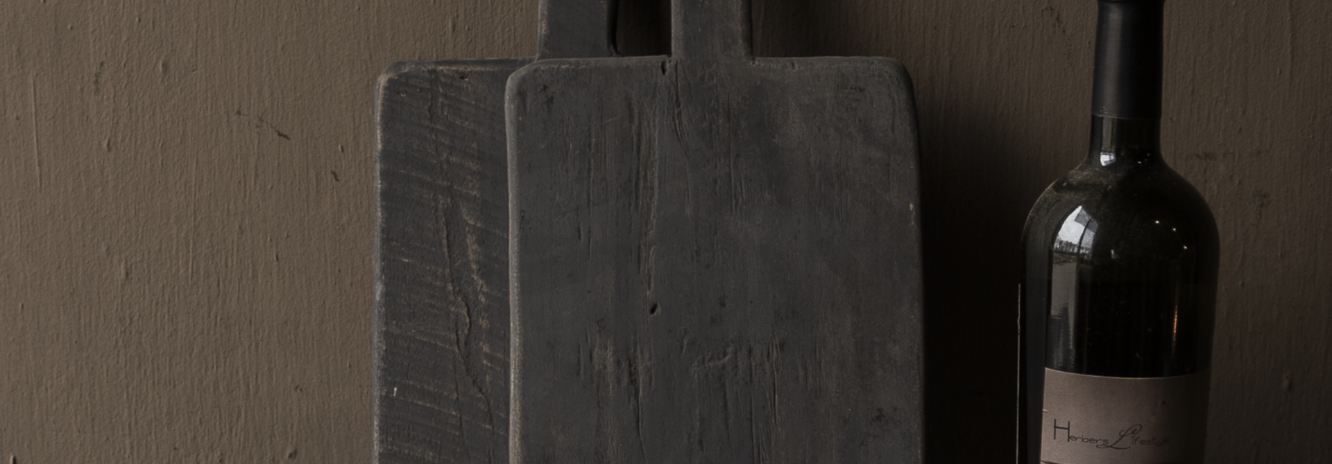 Oud houten broodplank / Snijplank   Aura Peeperkorn