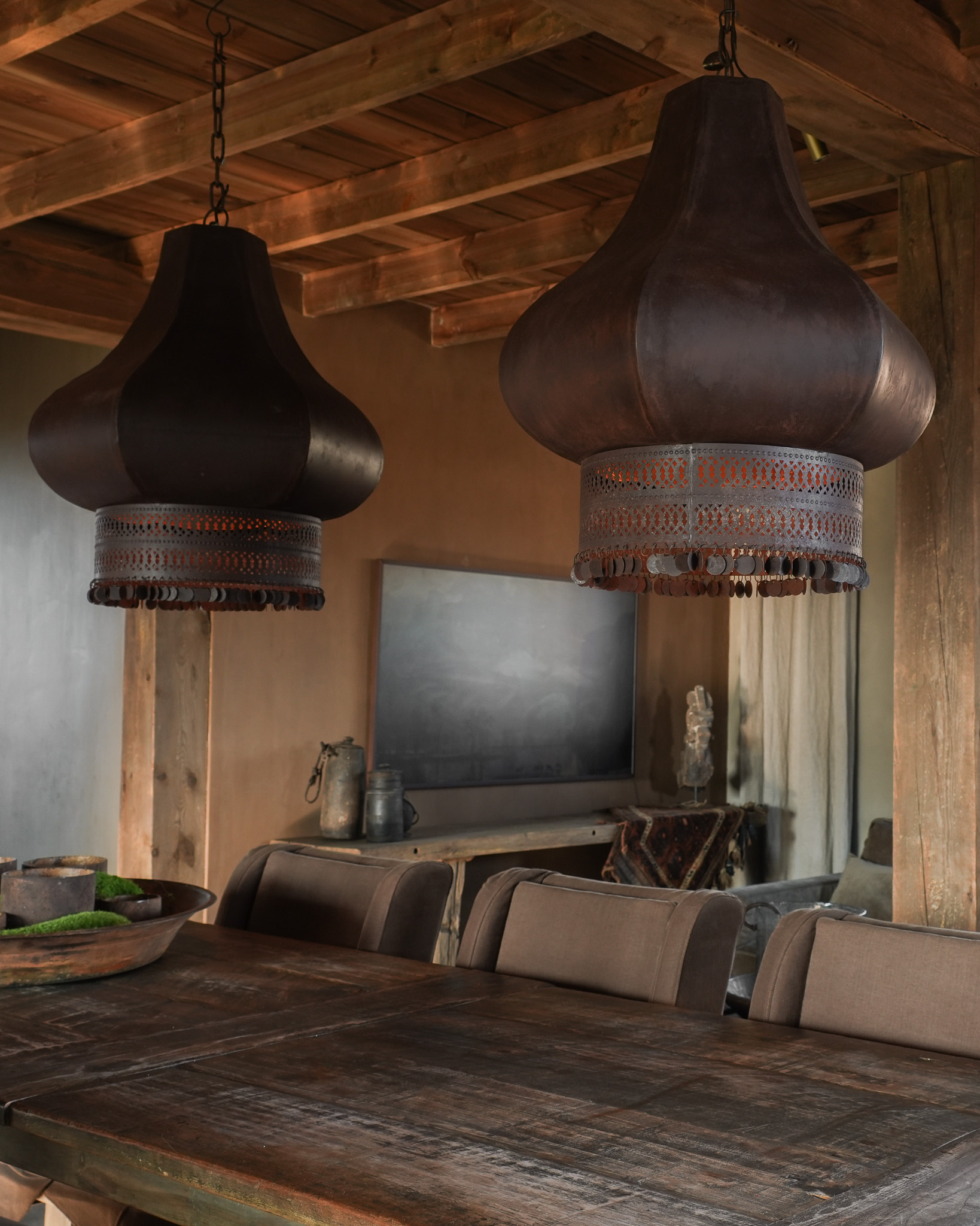 Kroonluchter Saphier – Verweerd IJzer (M of L)-4