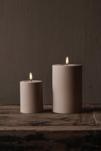 Led Kaars de luxe home art taupe outdoor